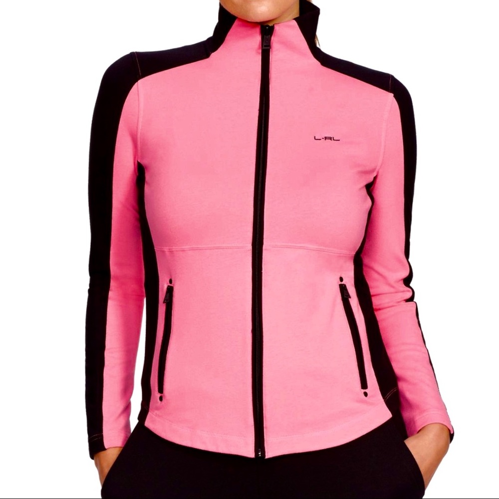 NWT. Ralph Lauren Color-Blocked Full-Zip Jacket